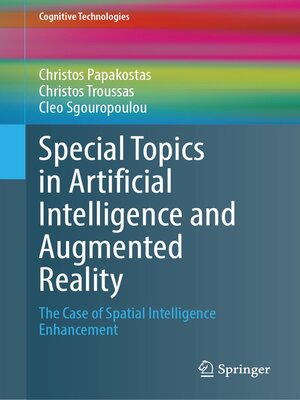cover image of Special Topics in Artificial Intelligence and Augmented Reality